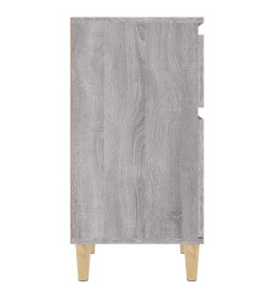 Tables de chevet 2 pcs sonoma gris 40x35x70 cm