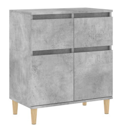 Buffet Gris béton 60x35x70 cm Bois d'ingénierie