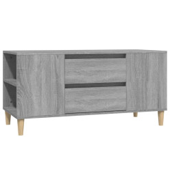 Meuble TV Sonoma gris 102x44,5x50 cm Bois d'ingénierie