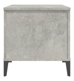 Table basse Gris béton 90x44,5x45 cm Bois d'ingénierie