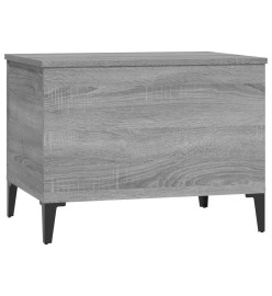 Table basse Sonoma gris 60x44,5x45 cm Bois d'ingénierie