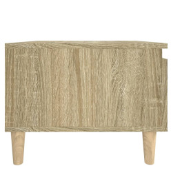 Table d'appoint Chêne sonoma 50x46x35 cm Bois d'ingénierie