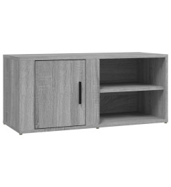 Meuble TV Sonoma gris 80x31,5x36 cm Bois d'ingénierie