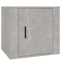 Tables de chevet 2 pcs Gris béton 50x39x47 cm