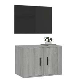 Meuble TV mural Sonoma gris 57x34,5x40 cm