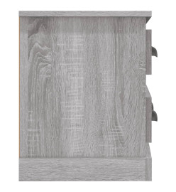 Meuble TV sonoma gris 100x35,5x45 cm bois d'ingénierie