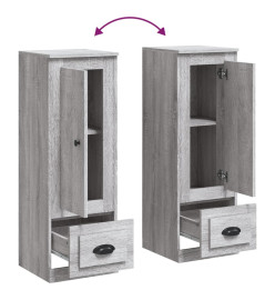 Buffet haut sonoma gris 36x35,5x103,5 cm bois d'ingénierie