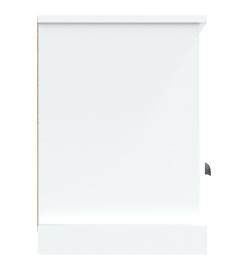 Meuble TV blanc 100x35x50 cm bois d'ingénierie