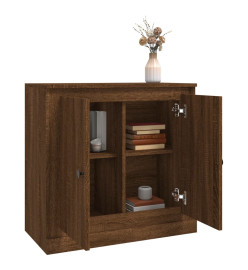 Buffet chêne marron 70x35,5x67,5 cm Bois d'ingénierie