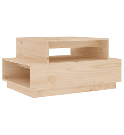 Table basse 80x55x40,5 cm Bois massif de pin