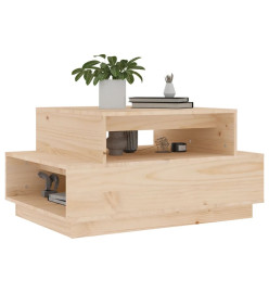 Table basse 80x55x40,5 cm Bois massif de pin