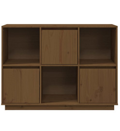 Buffet Marron miel 110.5x35x80 cm Bois massif de pin