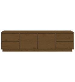 Meuble TV Marron miel 176x37x47,5 cm Bois de pin massif