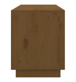 Meuble TV Marron miel 176x37x47,5 cm Bois de pin massif