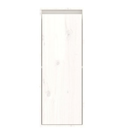 Armoire murale Blanc 30x30x80 cm Bois de pin massif