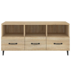 Meuble TV Chêne sonoma 102x35x50 cm Bois d'ingénierie