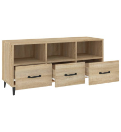 Meuble TV Chêne sonoma 102x35x50 cm Bois d'ingénierie