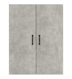 Armoire suspendue Gris béton 69,5x34x90 cm Bois d'ingénierie