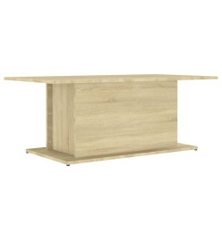 Table basse Chêne sonoma 102x55,5x40 cm Aggloméré