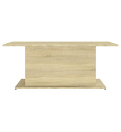 Table basse Chêne sonoma 102x55,5x40 cm Aggloméré