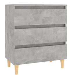 Buffet Gris béton 60x35x69 cm Aggloméré