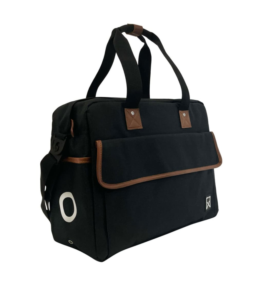 Willex Sacoche de vélo 19 L noir et marron