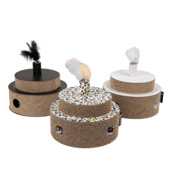 DISTRICT70 Jouet pour chats FIESTA Carton Multicolore