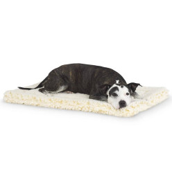 HuggleHounds Tapis pour chiens Polaire XXL Blanc laine