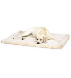 HuggleHounds Tapis pour chiens Polaire XXL Blanc laine