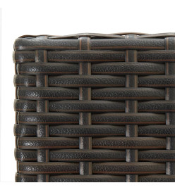 Ensemble de bar de jardin 5 pcs Marron