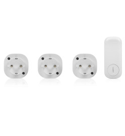 Smartwares Set de mini interrupteurs d'intérieur 8x5,5x5,5 cm Blanc