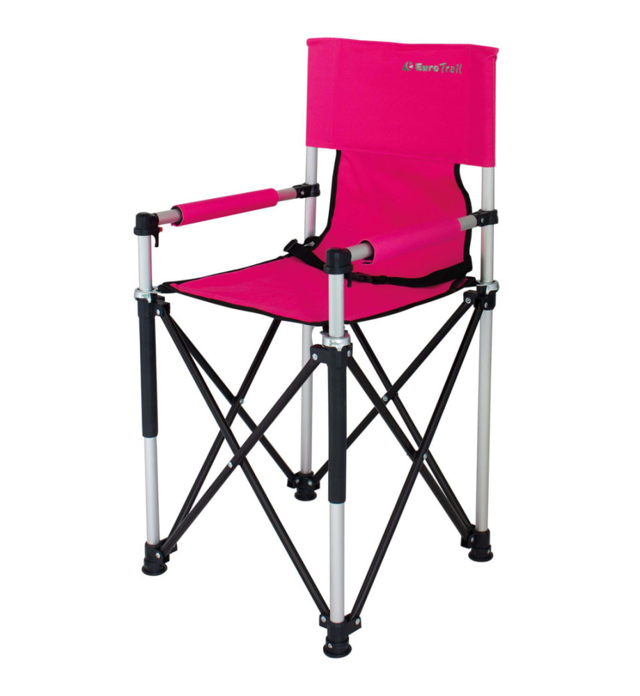 Eurotrail Chaise de camping Petit Jr. Rose