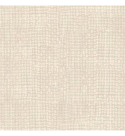 couleurs & matières Papier peint Wicker Natural Beige et blanc cassé