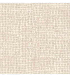 couleurs & matières Papier peint Wicker Natural Beige et blanc cassé