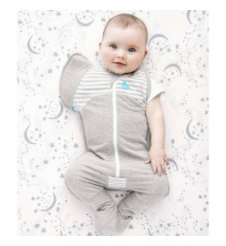 Love to Dream Couverture bébé Swaddle Up Transition Suit Étape 2L Gris