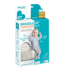 Love to Dream Couverture bébé Swaddle Up Transition Suit Étape 2L Gris