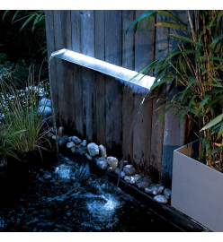 Ubbink Cascade avec LED Niagara 90 cm Acier inoxydable 1312126