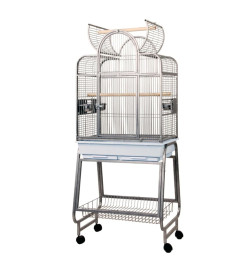 Strong Cage pour perroquets Villa Bianca Gris 67,7 x 51,5 x 154 cm