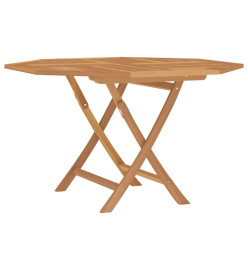 Table pliable de jardin 120x120x75 cm bois massif de teck