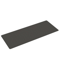 Tapis de couloir aspect sisal anthracite 80x200 cm