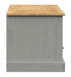 Meuble TV VIGO gris 156x40x40 cm bois massif de pin