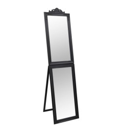 Miroir sur pied Noir 45x180 cm