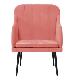 Fauteuil Rose 63x76x80 cm Velours