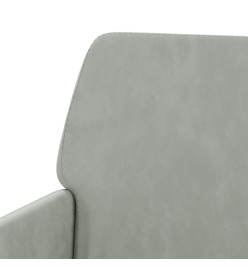 Fauteuil Gris clair 62x79x79 cm Velours