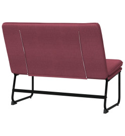 Banc Rouge bordeaux 100x75x76 cm Tissu