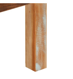 Table basse 55x55x35 cm Bois de récupération massif