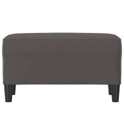 Banc Gris 70x35x41 cm Similicuir