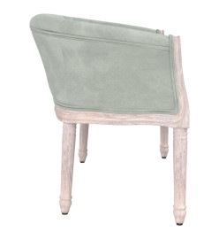 Banc Gris clair 98x56x69 cm Velours