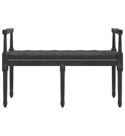 Banc Noir 110x40x70 cm Velours