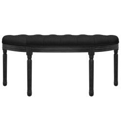 Banc Noir 110,5x45x49 cm Velours